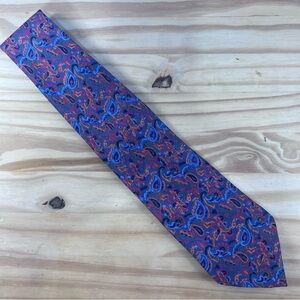 *2/$20* Vintage Passports Pier 1 Imports Silk Tie